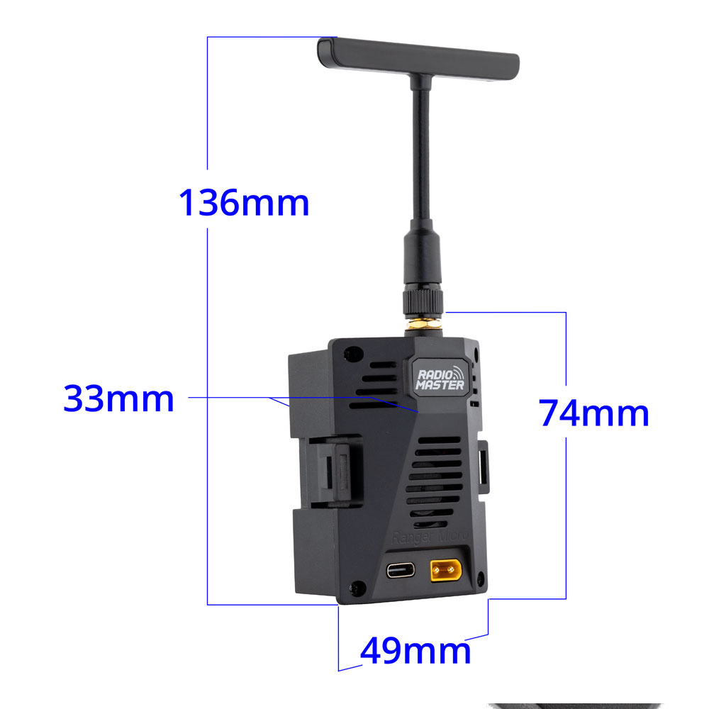 Módulo Micro 2.4GHz ELRS Radio - Radiomaster Ranger 2.4Ghz Elrs Module avaliação e preço